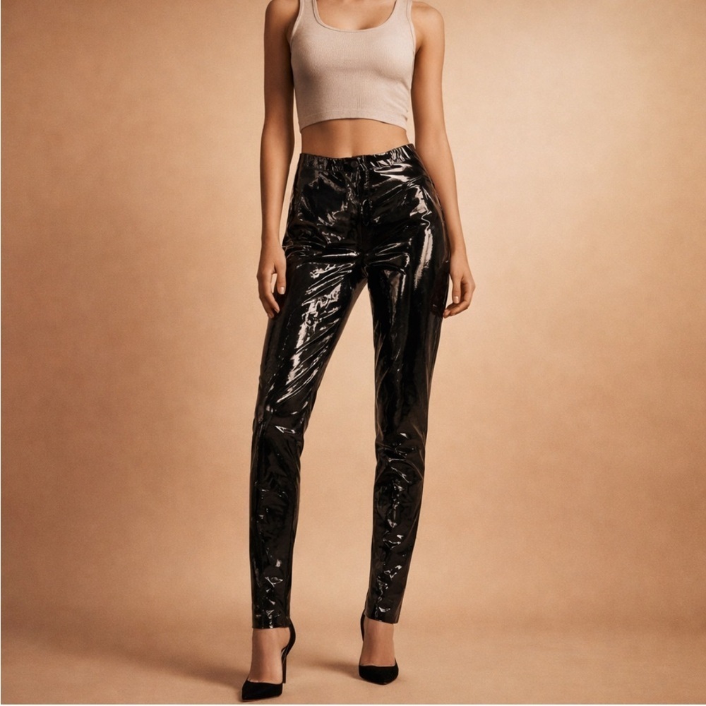 Commando Black Patent Leather Pants